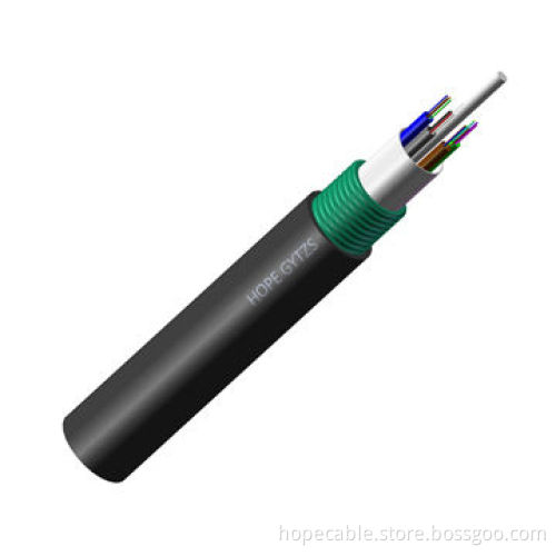 12-144 Cores Single-/Multi-mode SM G652D MM 50/125 MM 62.5/125 GYTZS Fiber-optic Cable
